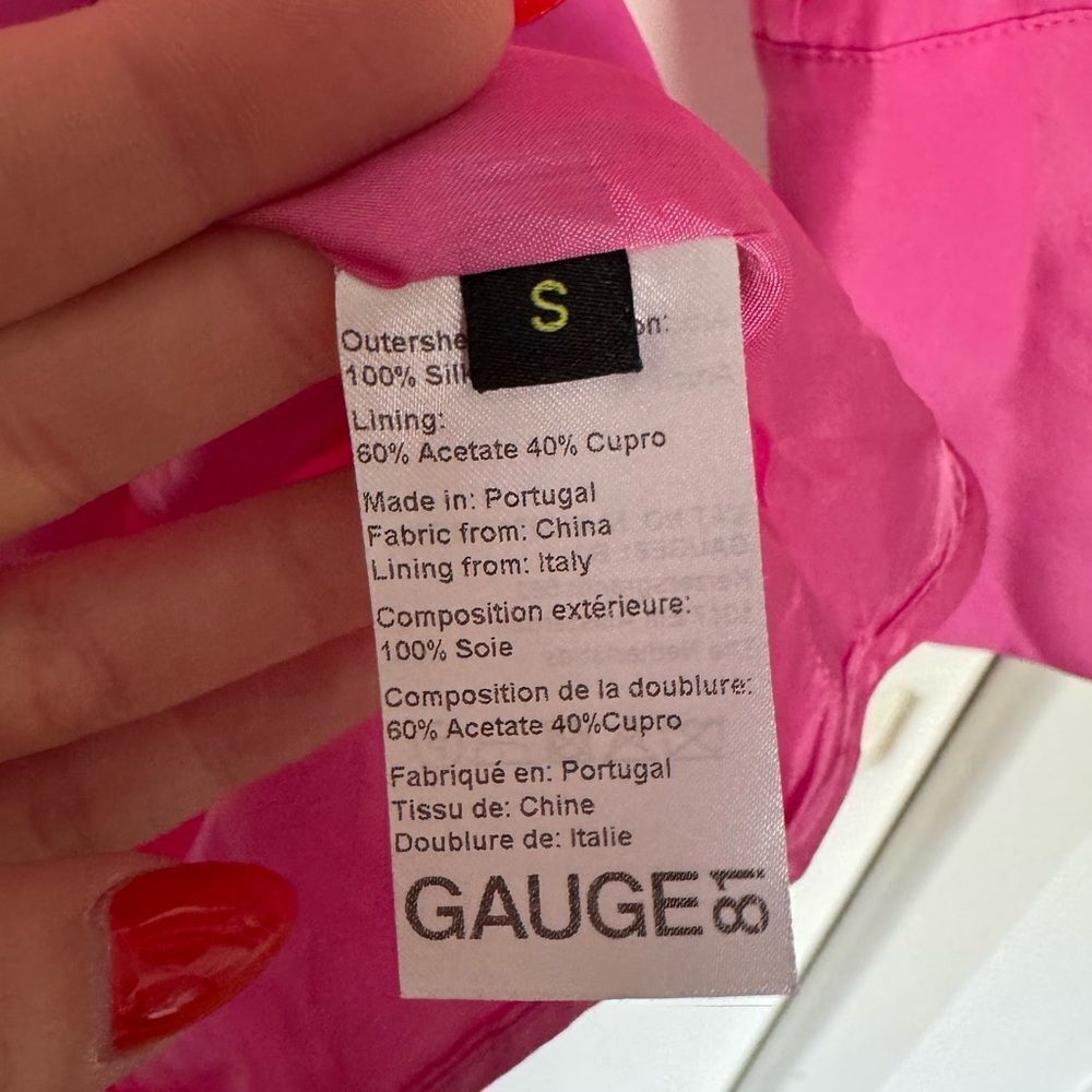 Revolve x GAUGE81 Naha Mini Silk Dress Small - Picture 6 of 12